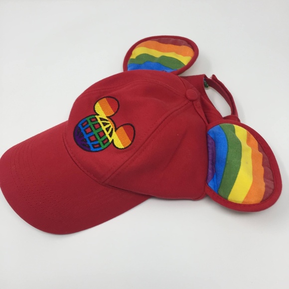 disney rainbow hat